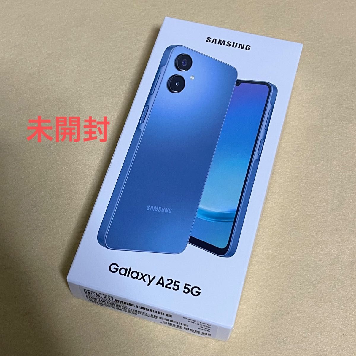 新品/未開封】Galaxy A25 5G ブルー 一括購入/Y mobile版SIMフリー
