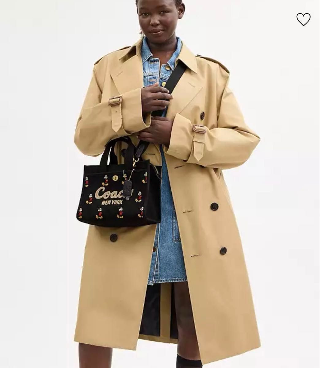 新品【DISNEY X COACH】カーゴ トートバッグ26 ミッキーマウス コーチ