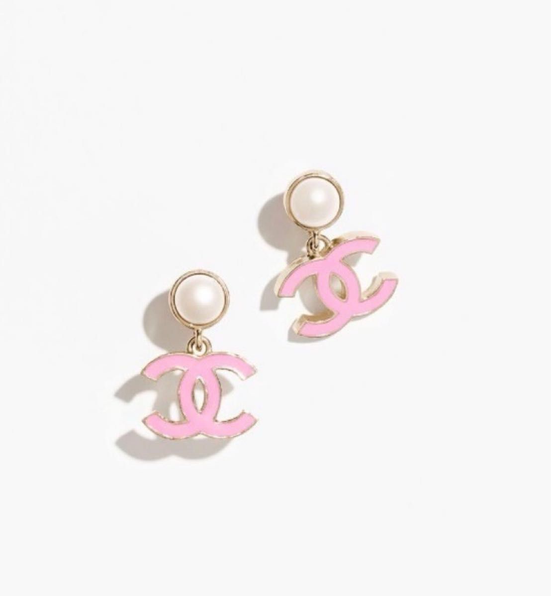 CHANEL シャネル ピアス アクセサリー ココマーク パール ピンク 新品
