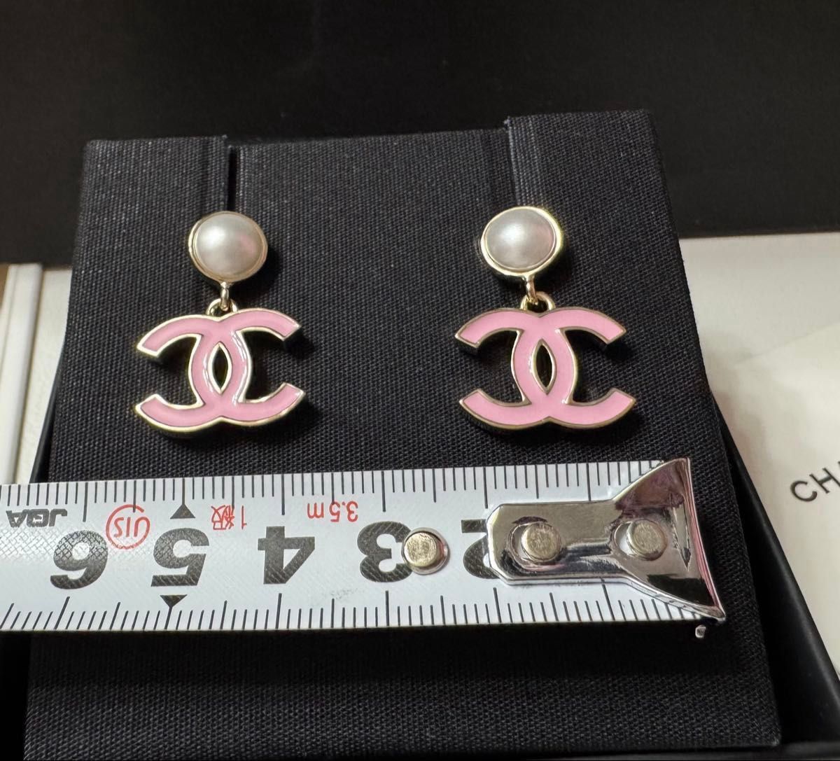 CHANEL シャネル ピアス アクセサリー ココマーク パール ピンク 新品