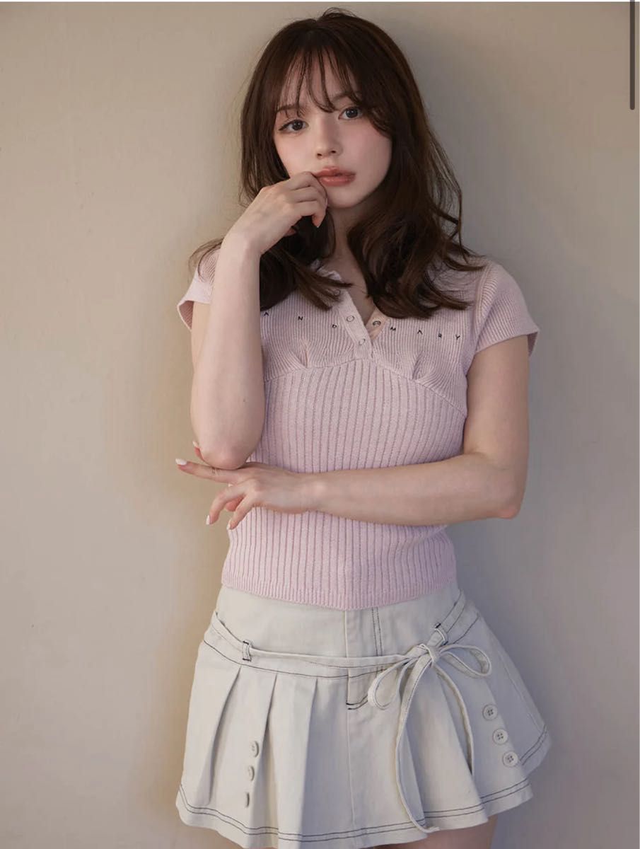 ANDMARY Lindsay logo tops pink アンドマリー｜Yahoo!フリマ（旧