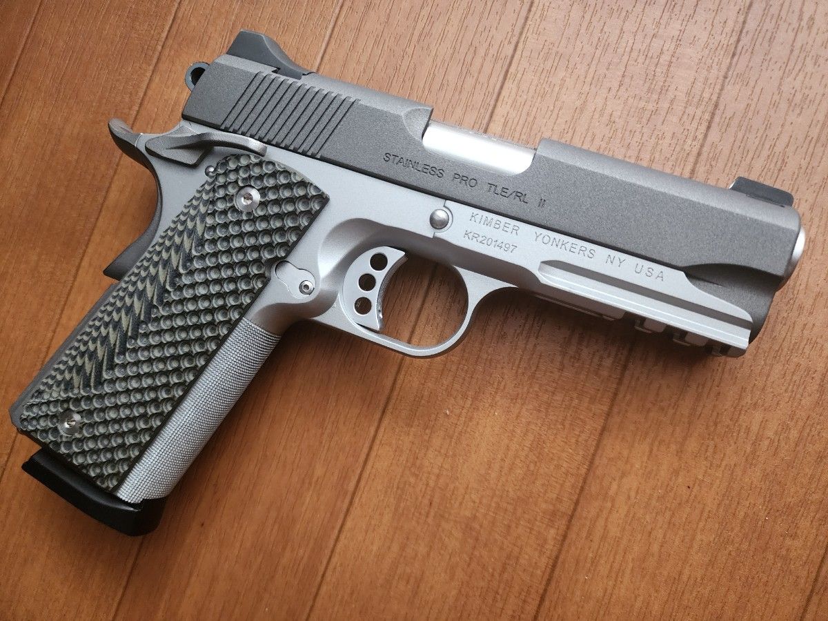 BWC Kimber STAINLESS PRO TLE/RL II モデルガン 実銃用G10グリップ 未