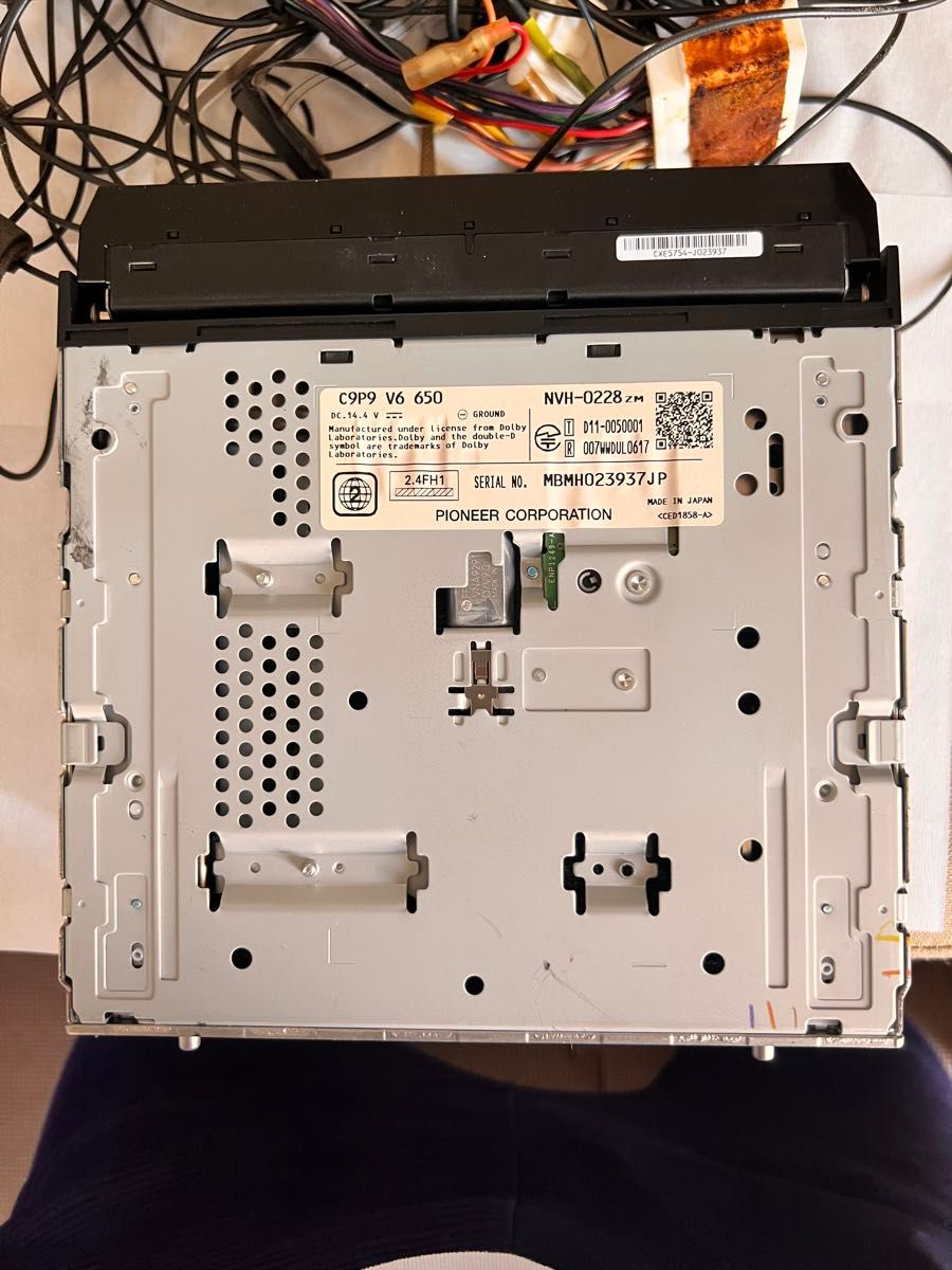 マツダ 純正ナビ Pioneer パイオニア C9P9 V6 650 2015年地図データ