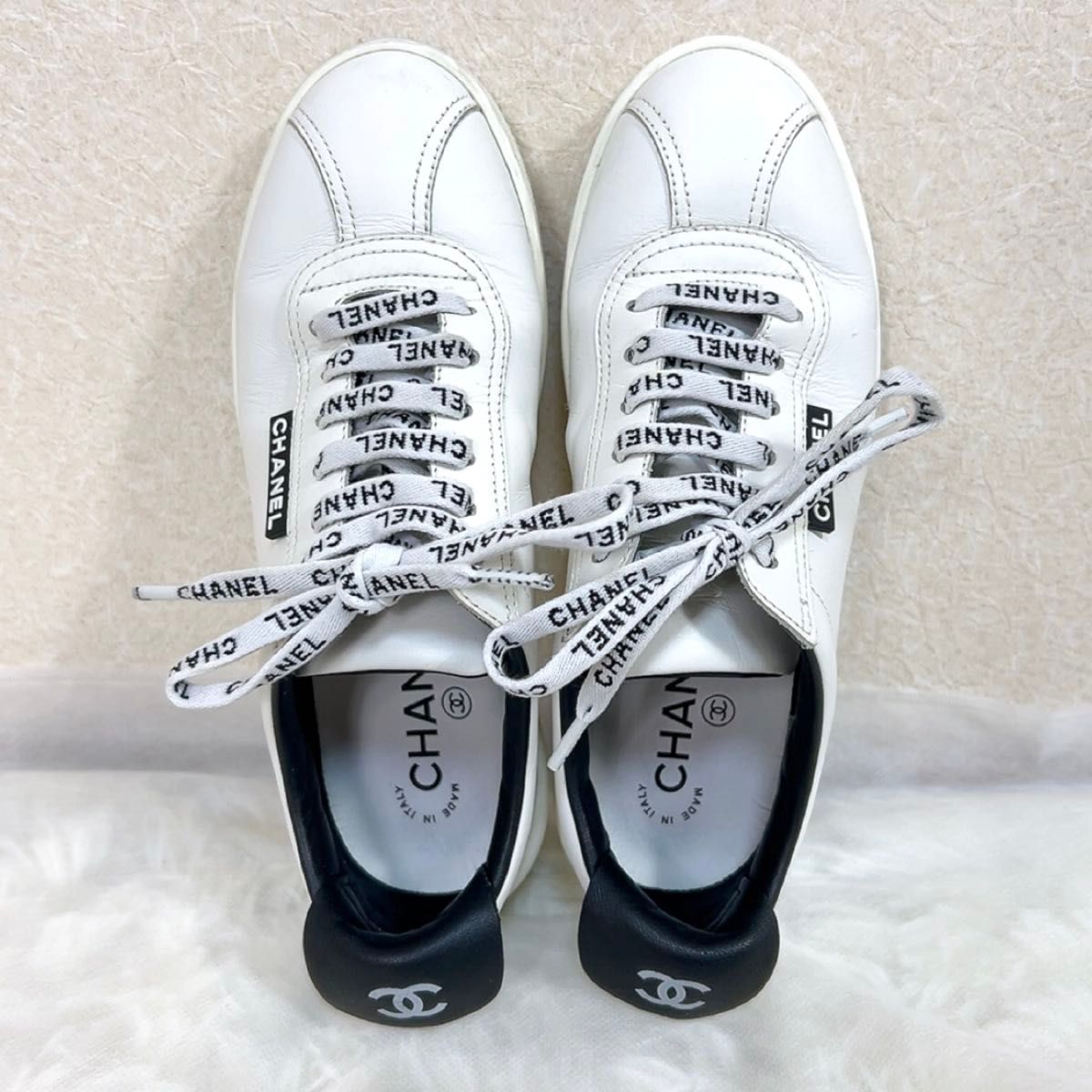 CHANEL シャネル クラシック スニーカー ココマーク 35 22 5cm相当