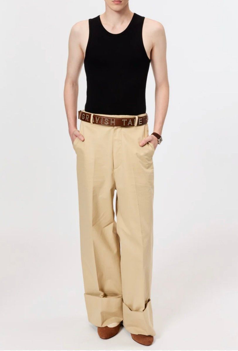 新品MASU 25SS WIDE TROUSERS エムエーエスユー マス ワイドトラウザー