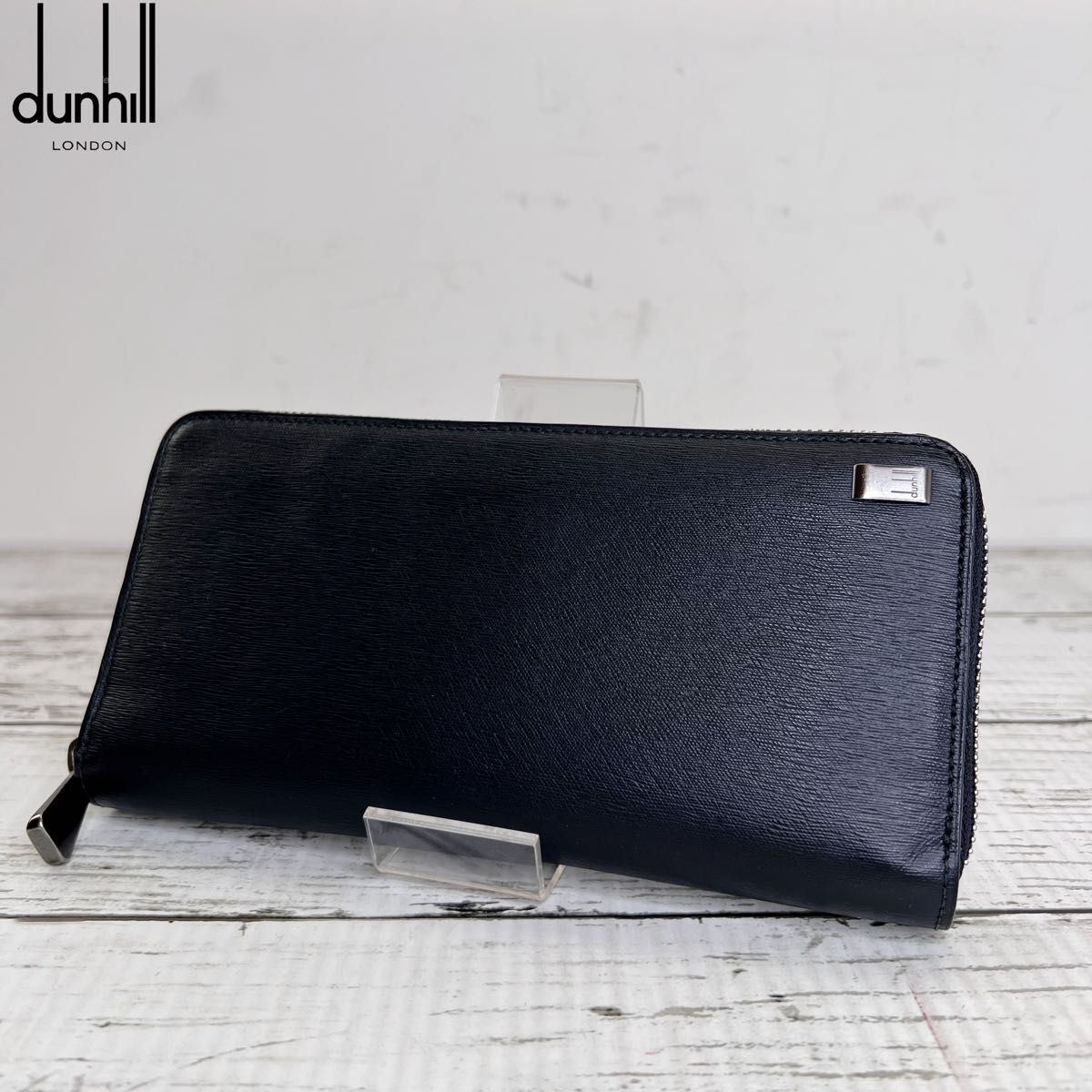 dunhill ダンヒル レザー ラウンドファスナー 長財布｜Yahoo!フリマ