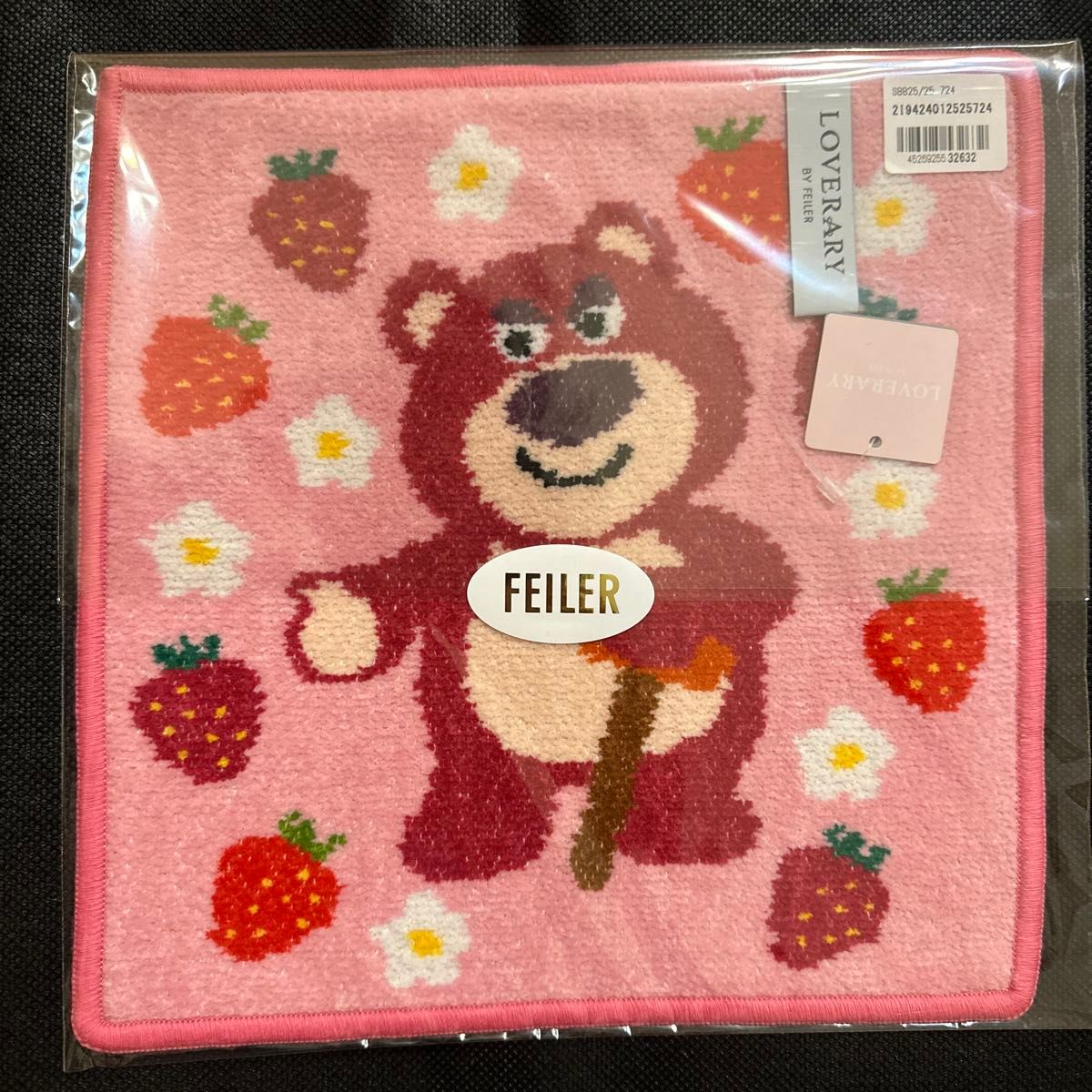 フェイラー トイストーリー ストロベリーベア タオルハンカチ ロッツォ