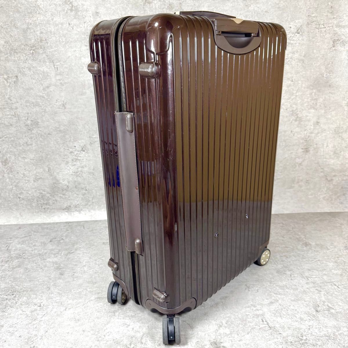 104L】RIMOWA サルサデラックス グロスブラウン 4輪 キャリーケース