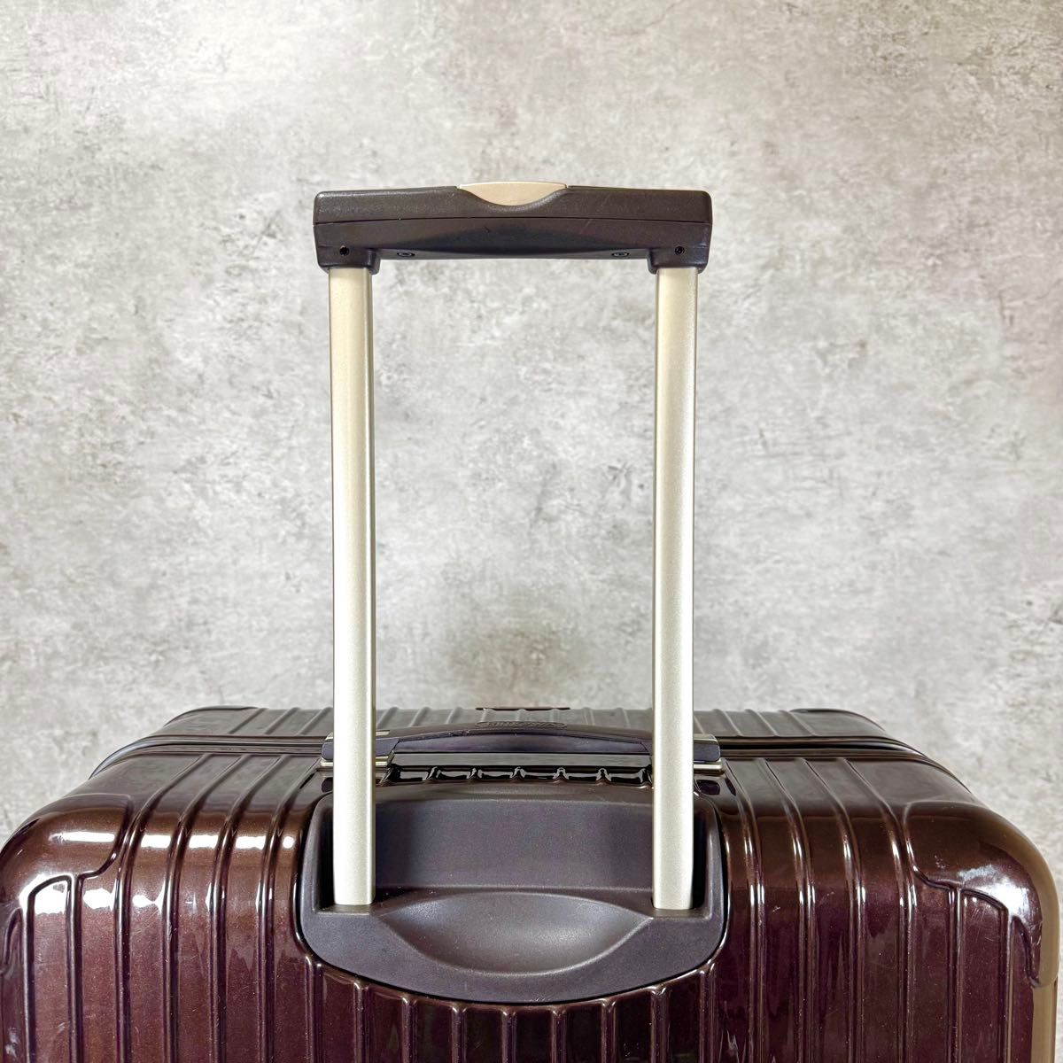 104L】RIMOWA サルサデラックス グロスブラウン 4輪 キャリーケース