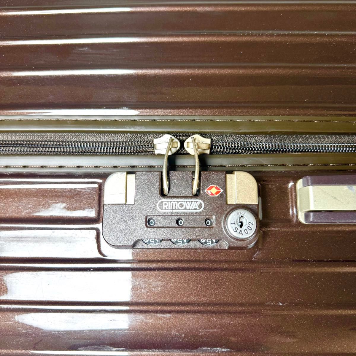104L】RIMOWA サルサデラックス グロスブラウン 4輪 キャリーケース