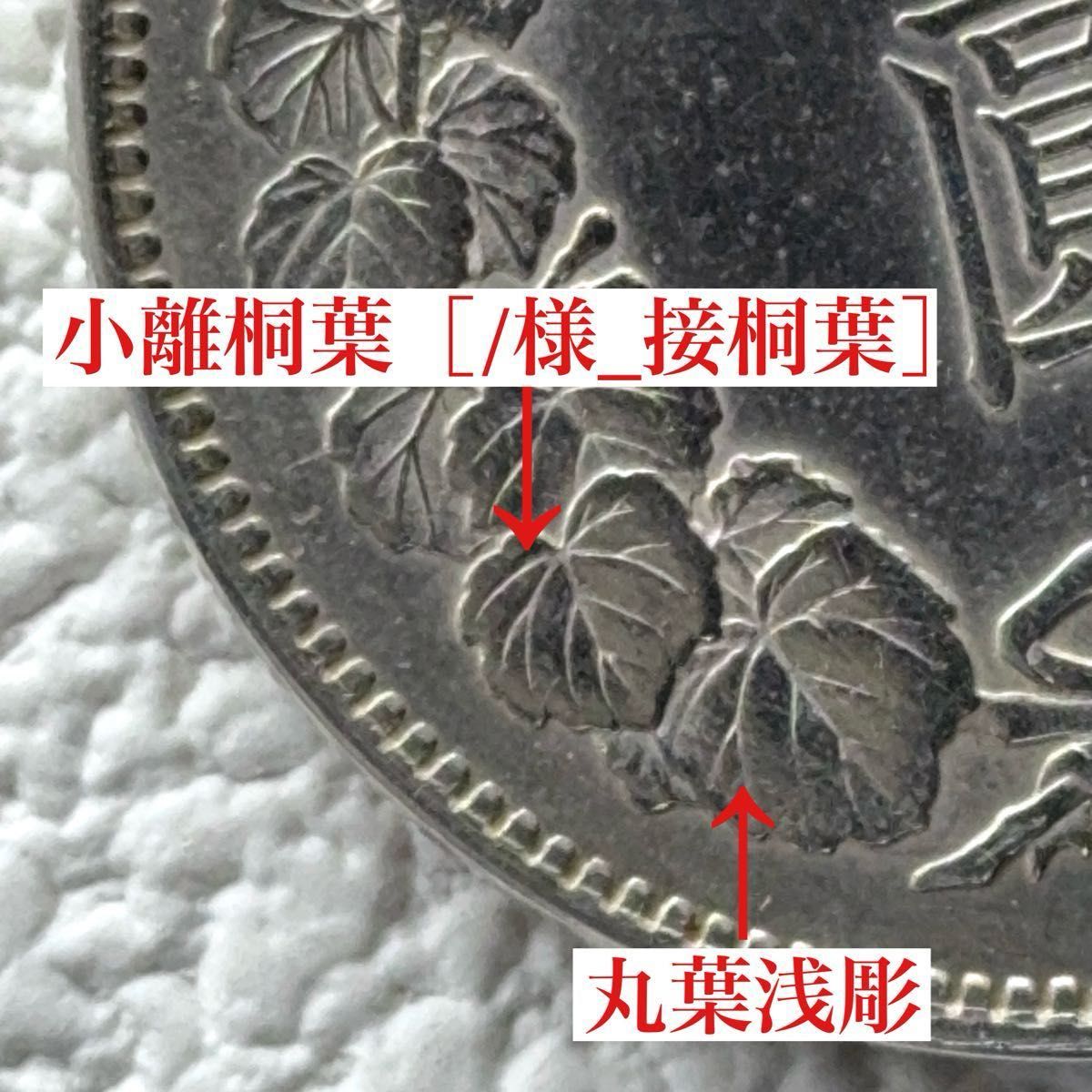 C-016 【美品】明治17年銘 新一円銀貨（大型）右丸銀打 準特年 美品