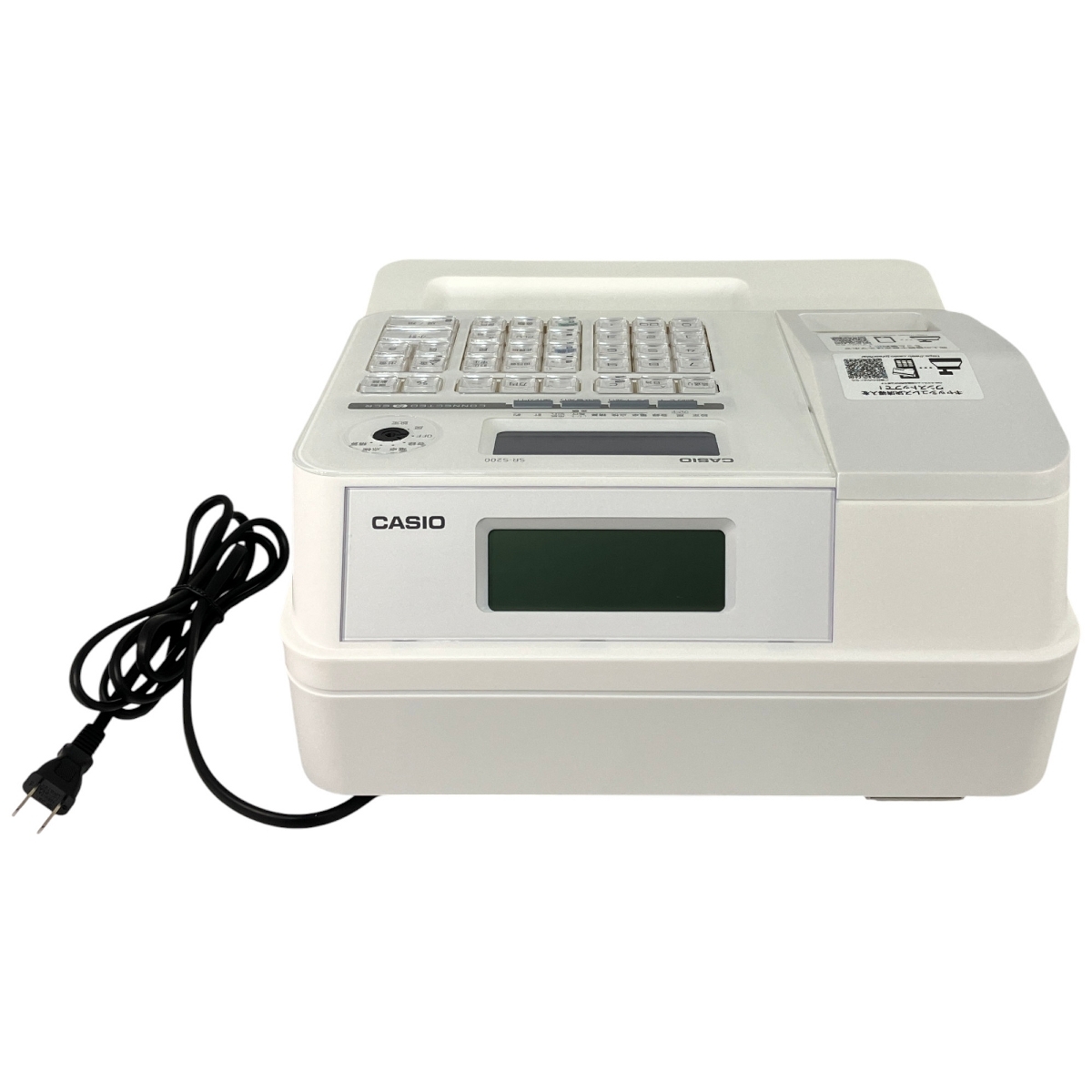 カシオ CASIO SR-S200-EX-WE レジスター ホワイト 美品 ロール5巻付 SR