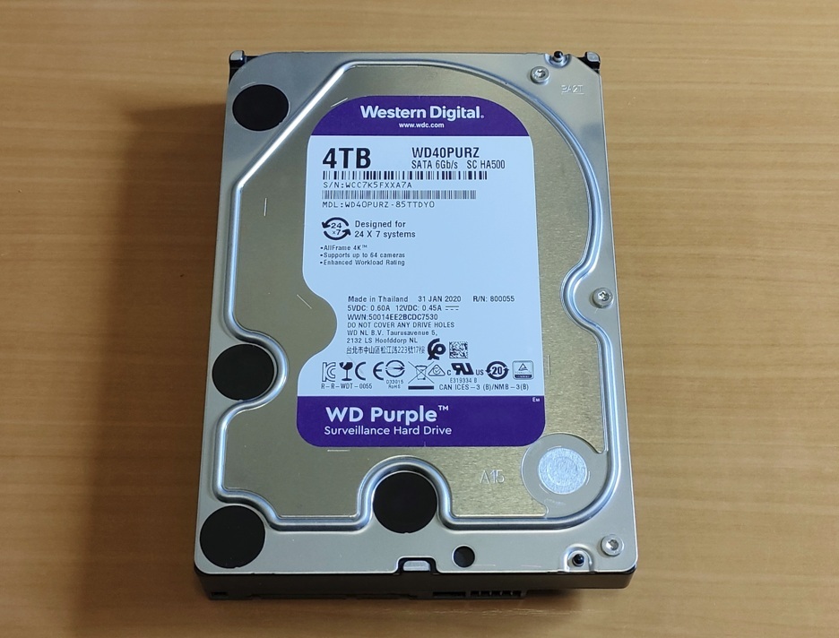 ディーガ 修理換装 未使用ハードディスク4TB 動作品 保証3ヵ月 DMR