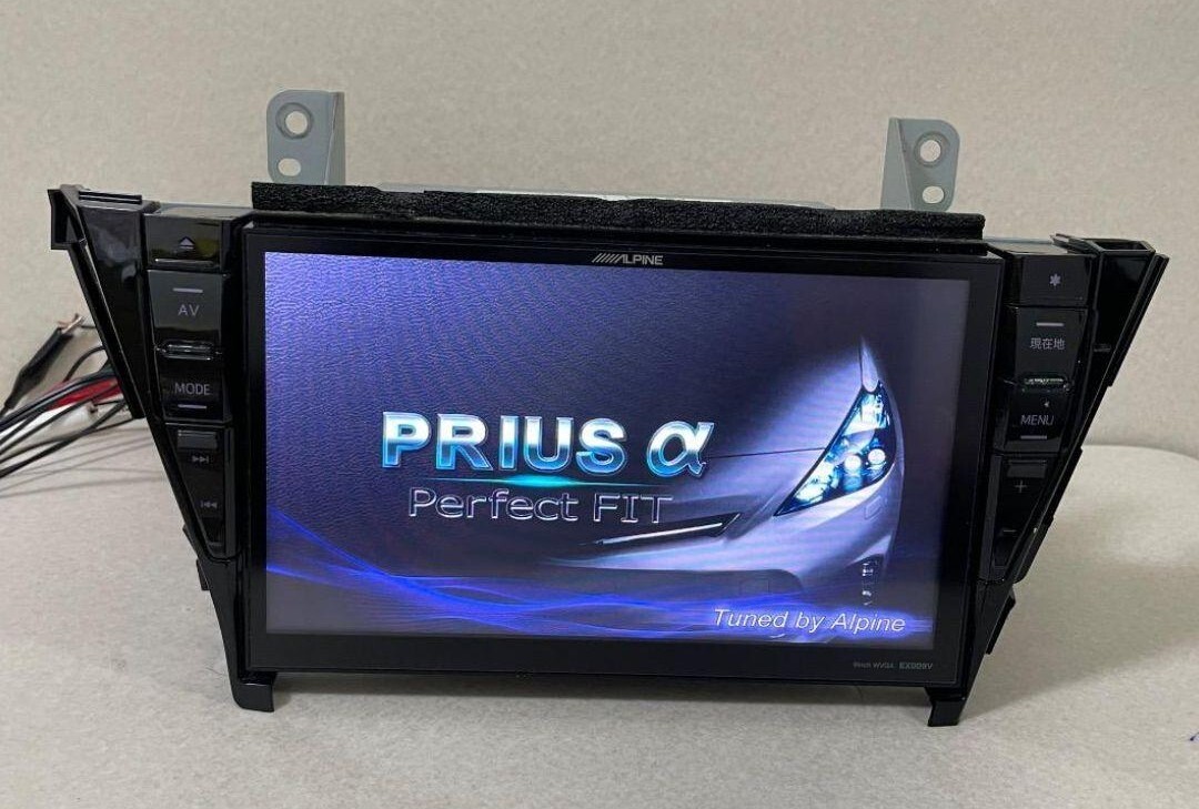 美品 アルパイン 9インチSDナビ EX009V-PRA プリウスα EX009V プリウス