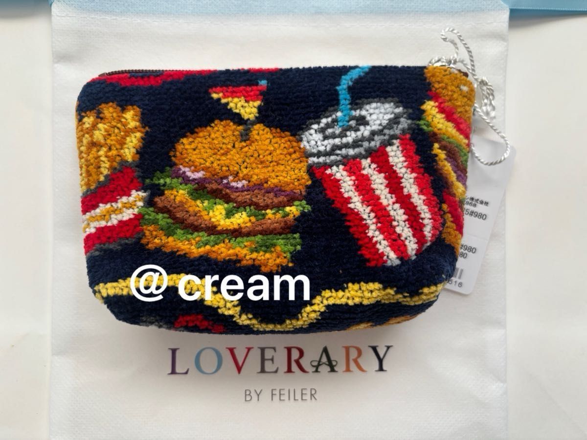 激レア！♥FEILER フェイラー ハンカチ バーガーショップハンバーガー