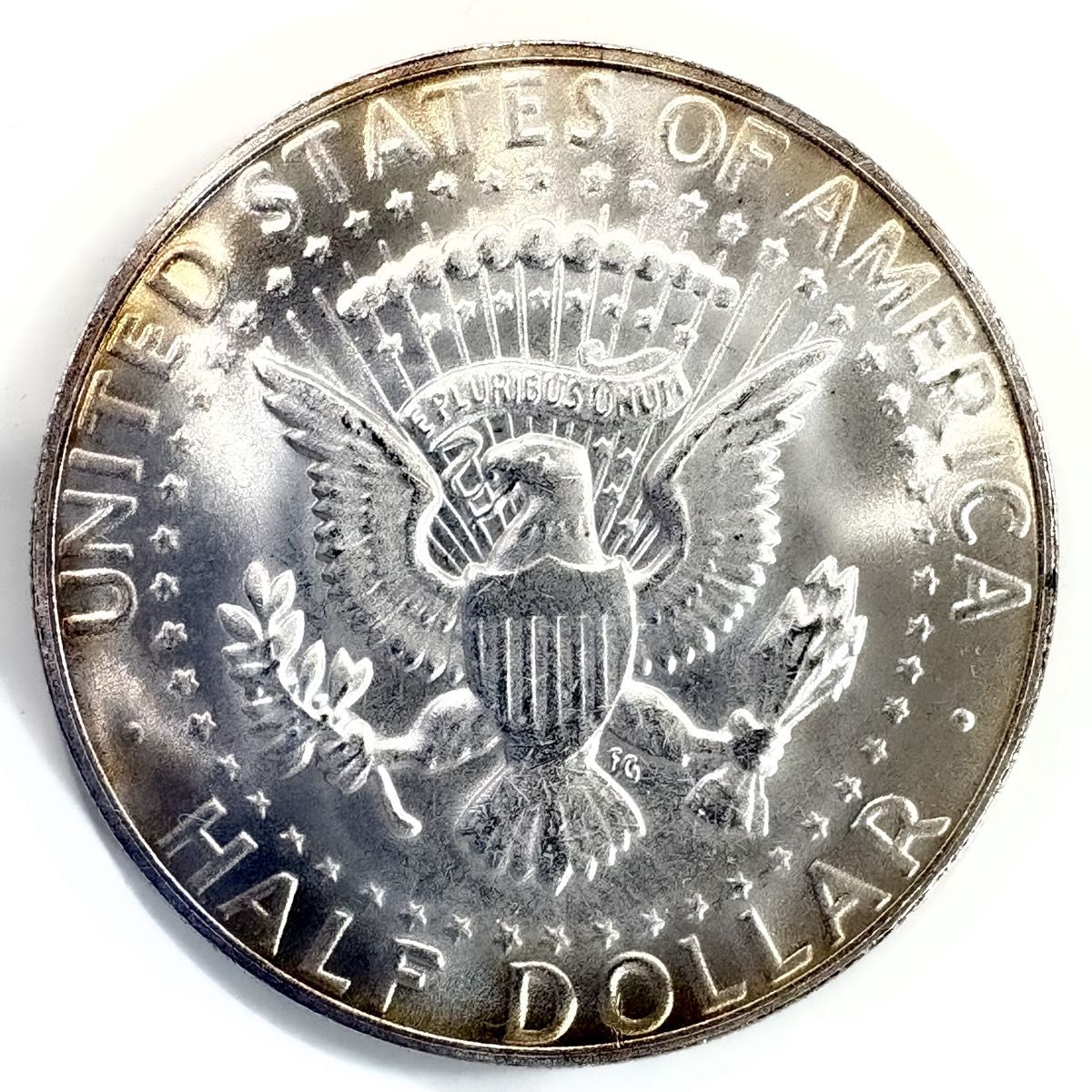 ケネディ ハーフダラー 銀貨 1964年 トーン加工 JFK レプリカコイン