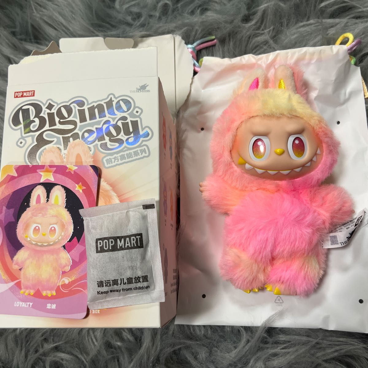 正規品 LABUBU Big into Energy ラブブ LOYALTY 購入証明｜Yahoo
