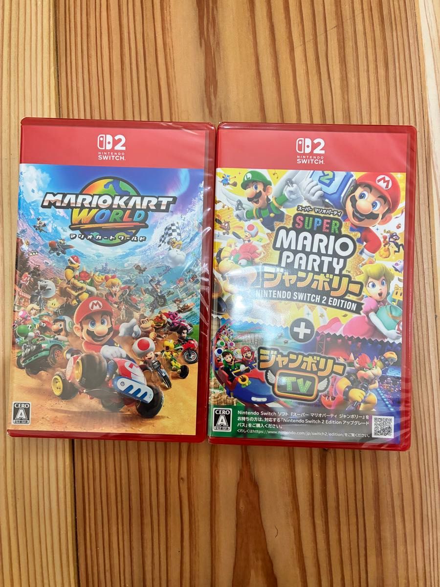 森さま専用】新品 Nintendo Switch2 マリオカートワールド＆マリオ