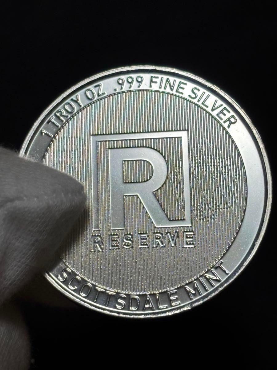 純銀99 9% SCOTTSDALE「太陽ライオン リザーブ」銀貨 1オンス 2020年