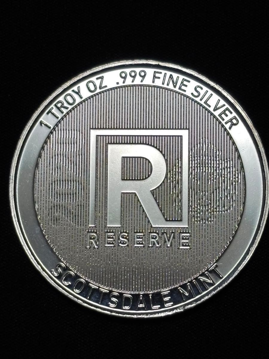 純銀99 9% SCOTTSDALE「太陽ライオン リザーブ」銀貨 1オンス 2020年