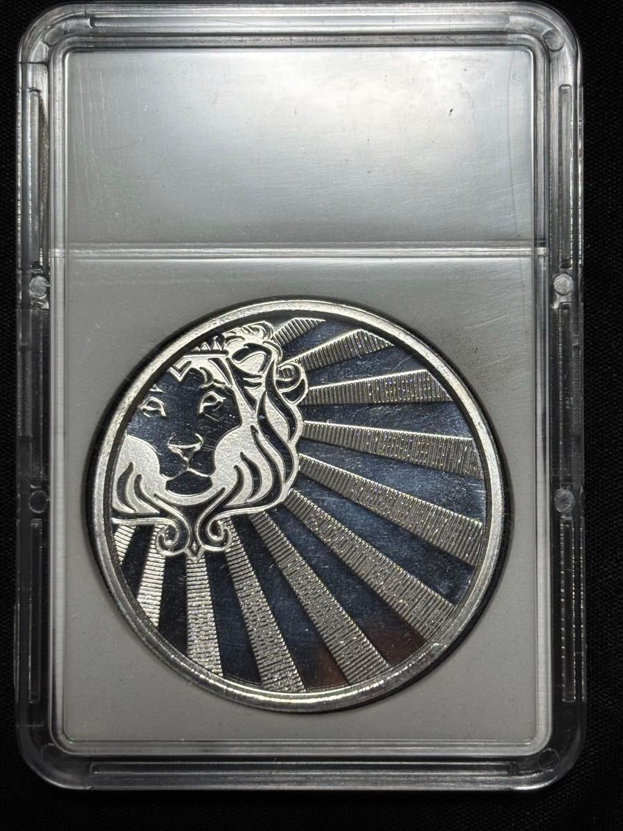 純銀99 9% SCOTTSDALE「太陽ライオン リザーブ」銀貨 1オンス 2020年