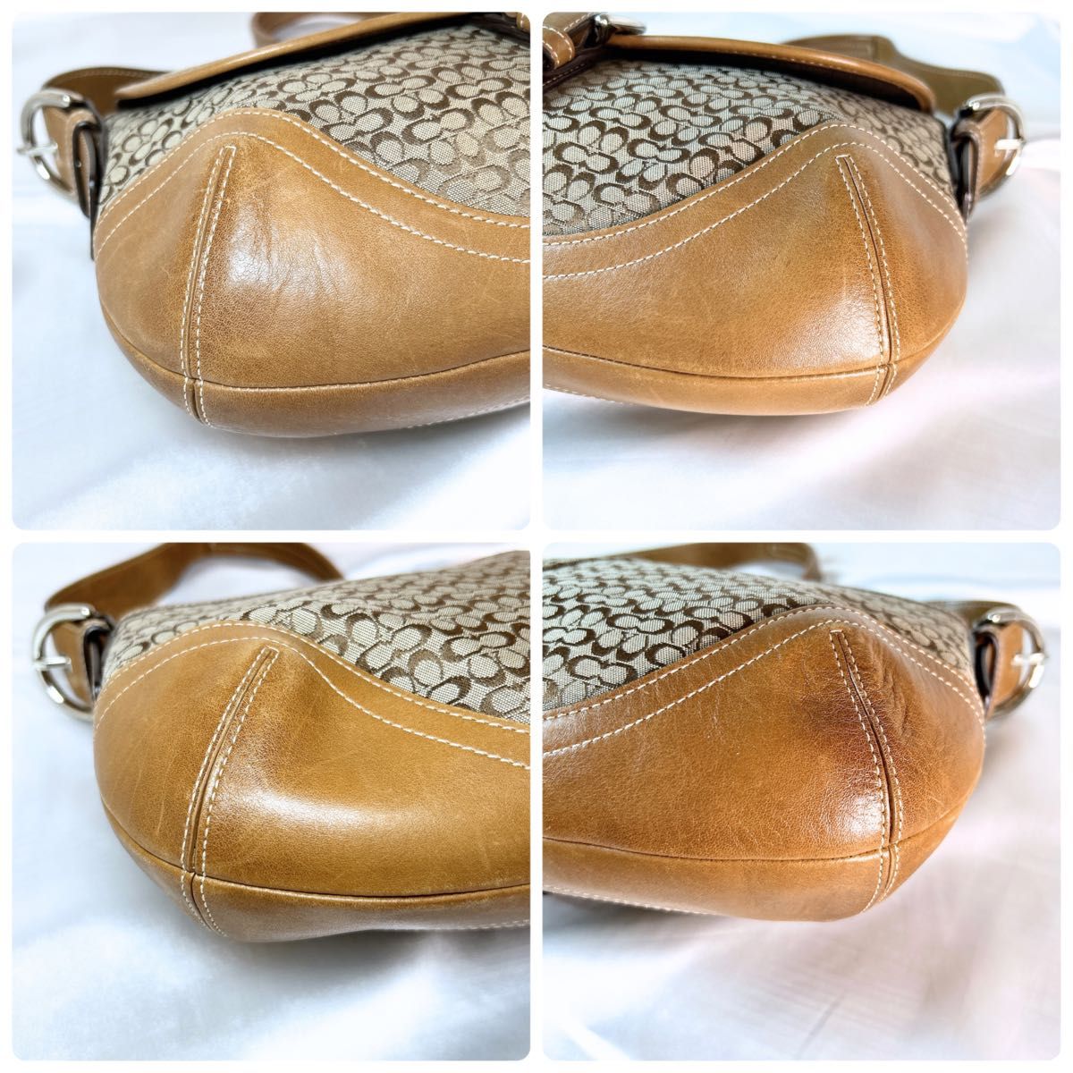 美品 COACH コーチ ワンショルダーバッグ SOHO ソーホー ミニ