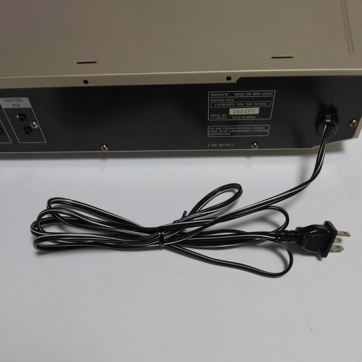 SONY MDデッキ MDS-JE630 ゴールド録音 再生OK｜Yahoo!フリマ（旧