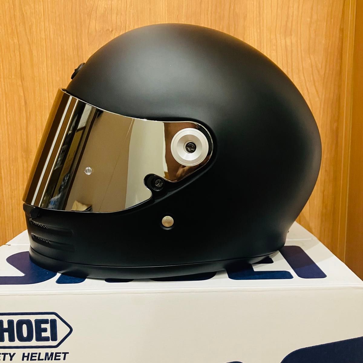値下げ 美品 SHOEI グラムスター ミラーシールド＆クリアシールド 内装