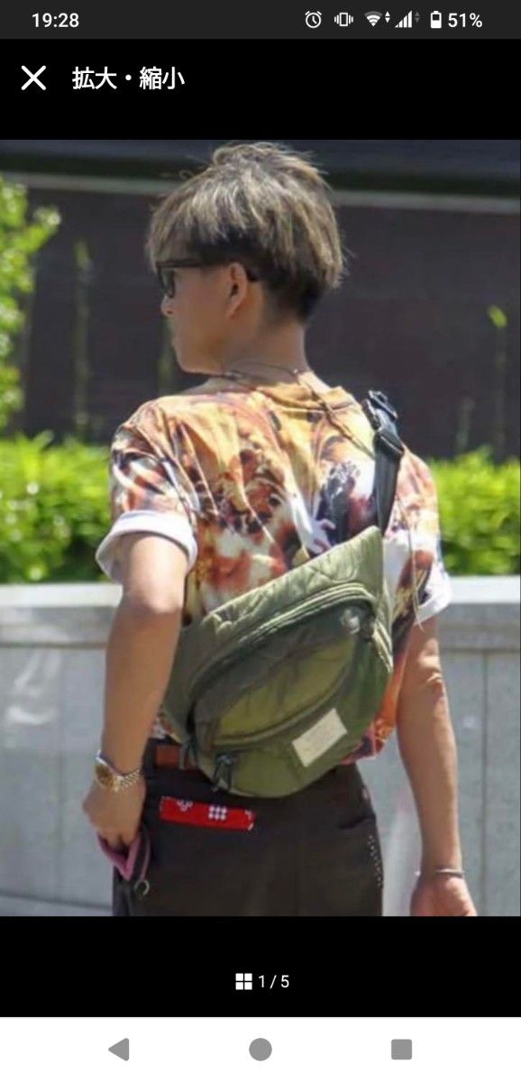 US Customized Quilted Body Bag 三軒茶屋 キムタク ウエストバッグ