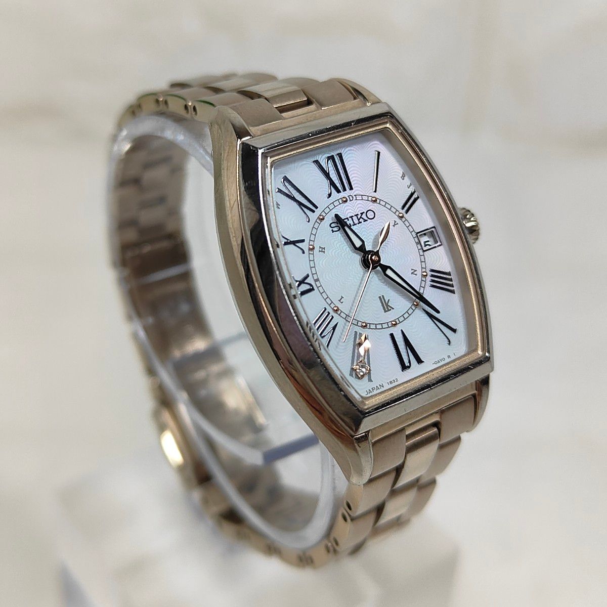 セイコー ルキア 電波ソーラー トノー型 レディース腕時計 SEIKO LUKIA