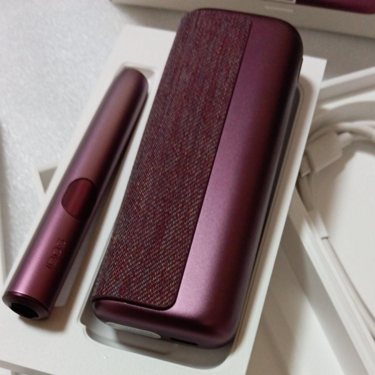新品同様品 1回使用】【公式購入】 IQOS ILUMA i PRIME ガーネット