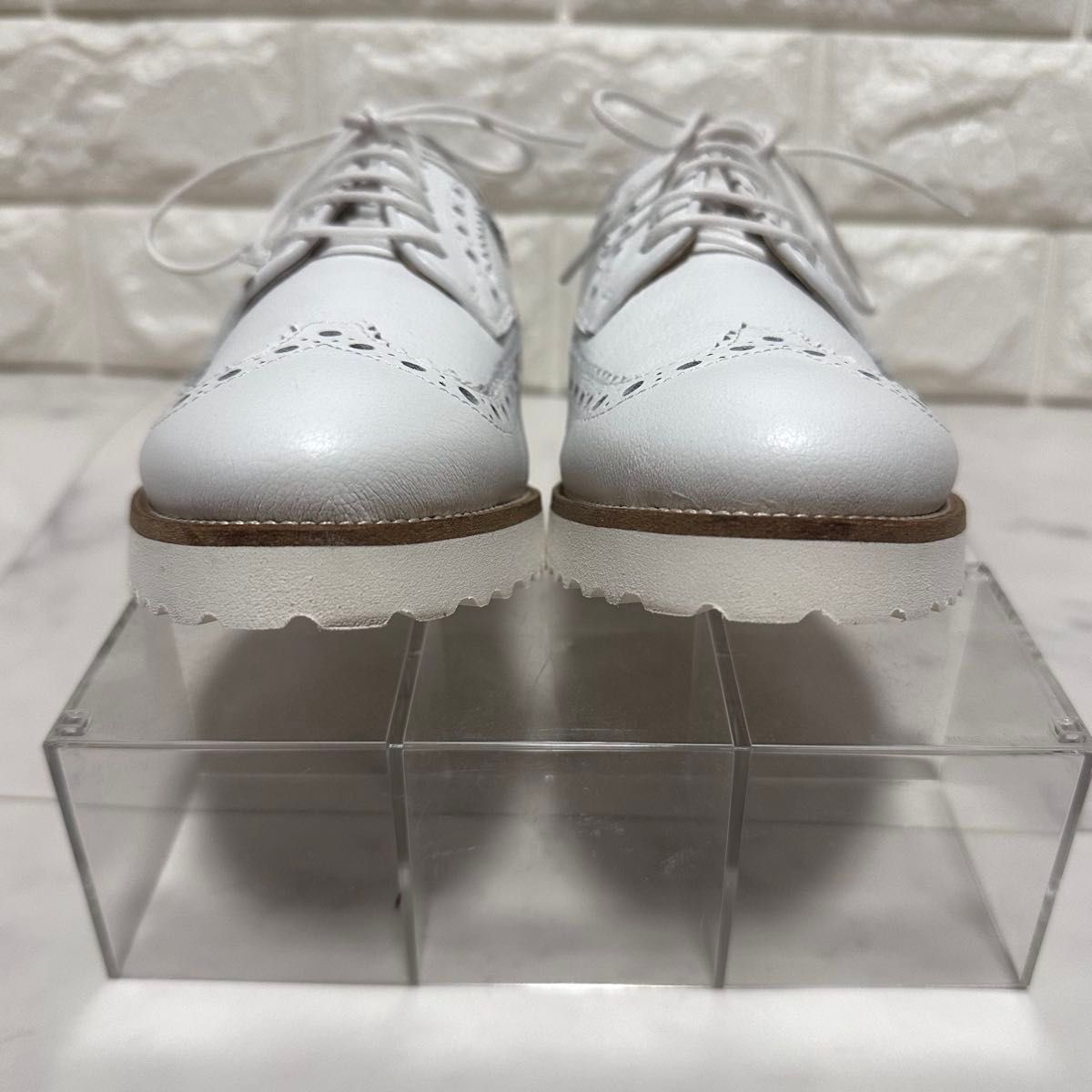 Luca Grossi ルカグロッシ 厚底メダリオンマニッシュシューズ レース