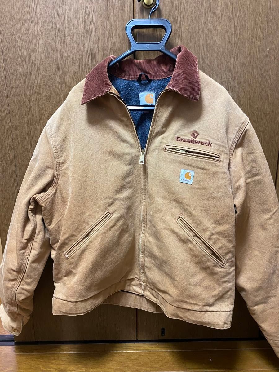 Carhartt デトロイトジャケット 企業ロゴ Lサイズ アメリカ製｜Yahoo