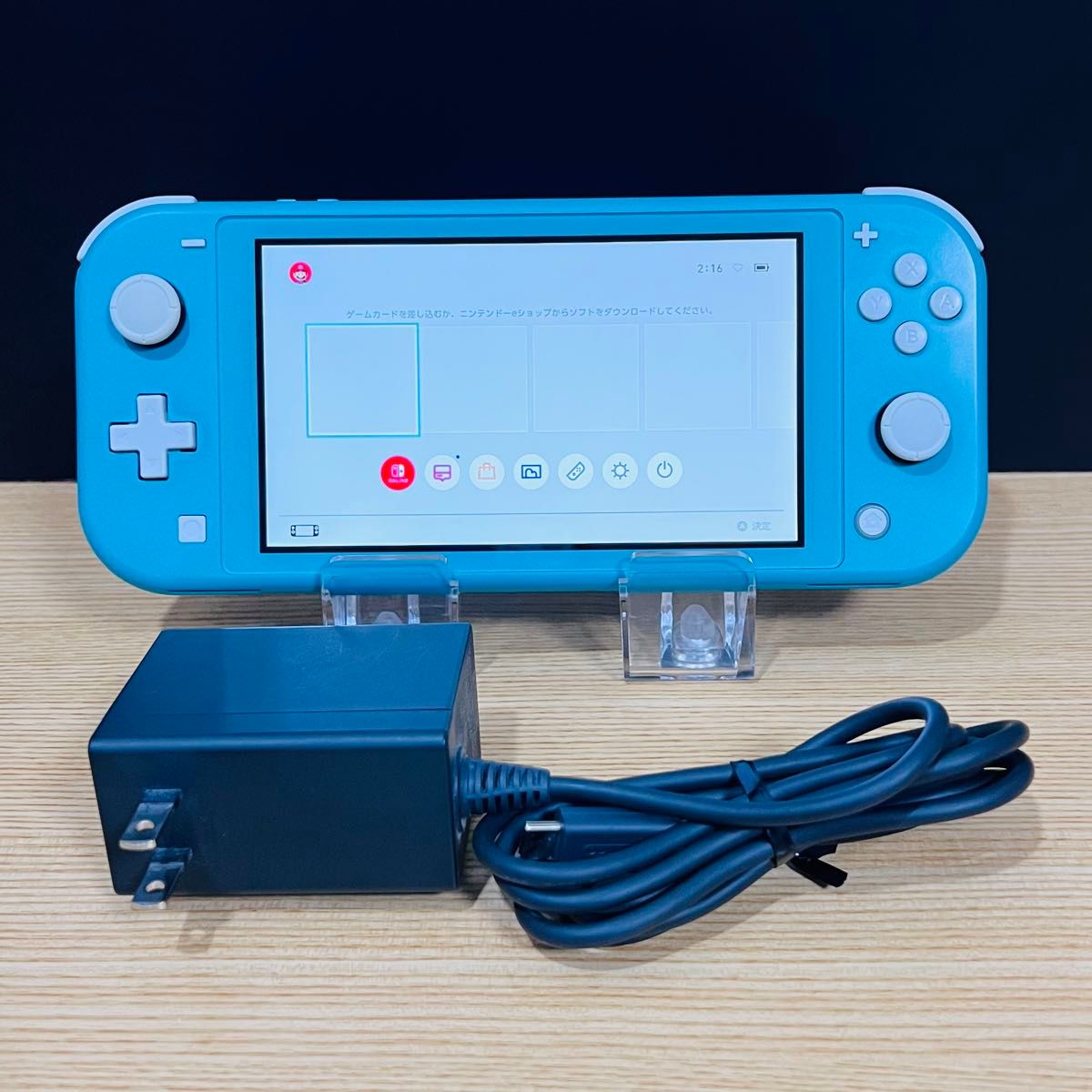Nintendo Switch Liteターコイズ本体動作品 良品アダプター付属