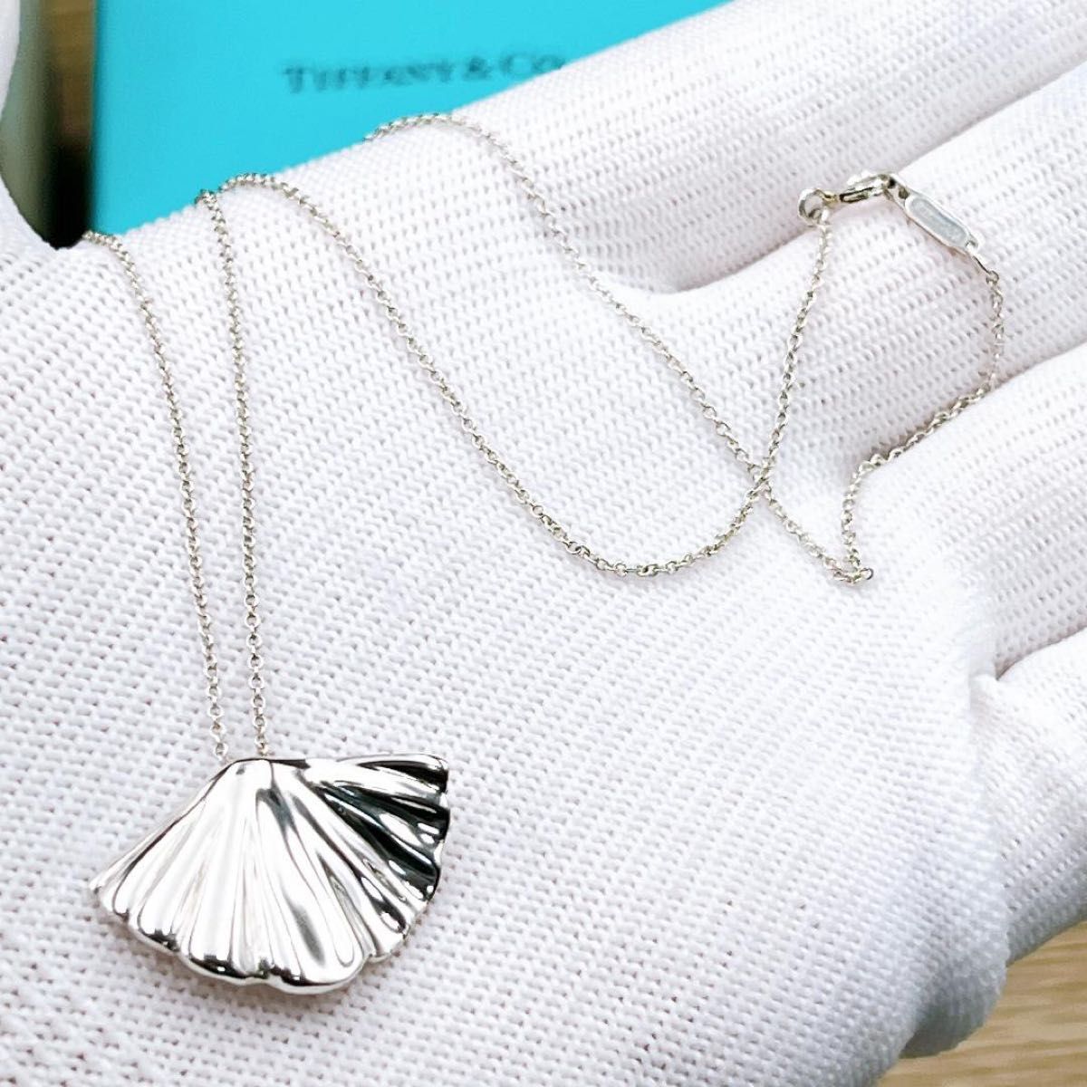 ティファニー Tiffany&Co シェル ネックレス ペンダント 貝殻 Ag925