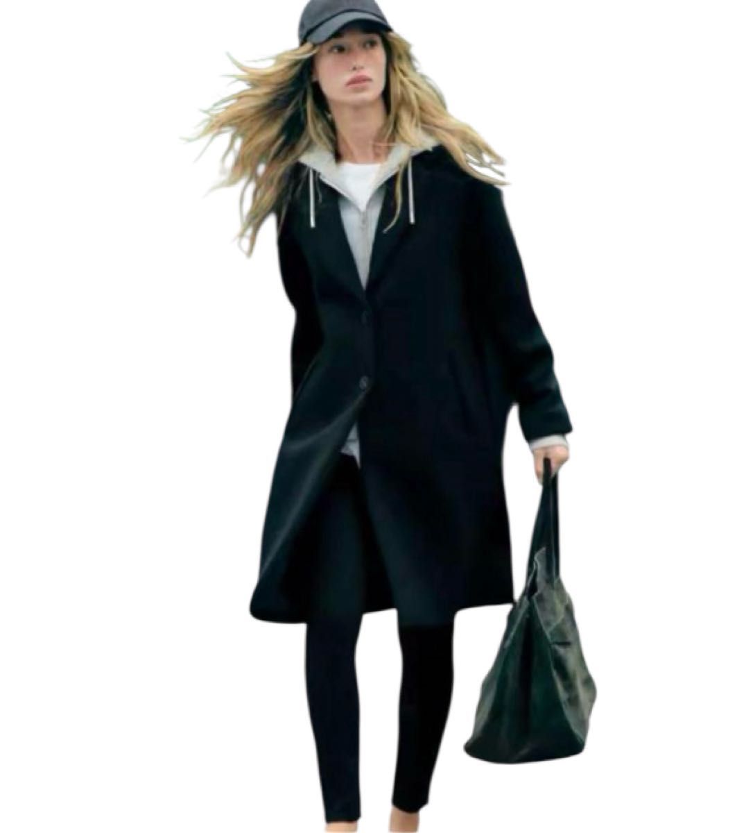 美品】ZARA デタッチャブルフード コントラストコート S｜Yahoo!フリマ