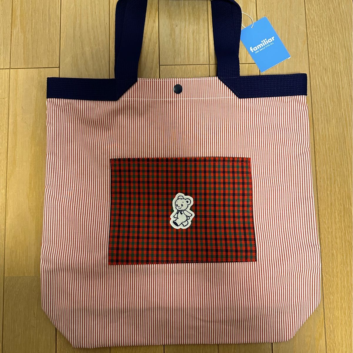 ファミリア みらい百貨店 トートバッグ レッド｜Yahoo!フリマ（旧
