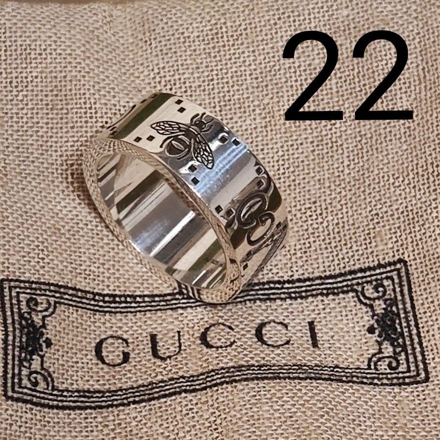 新品 GUCCI グッチ 指輪 シルバー リング GG＆ビー 蜂 22｜Yahoo