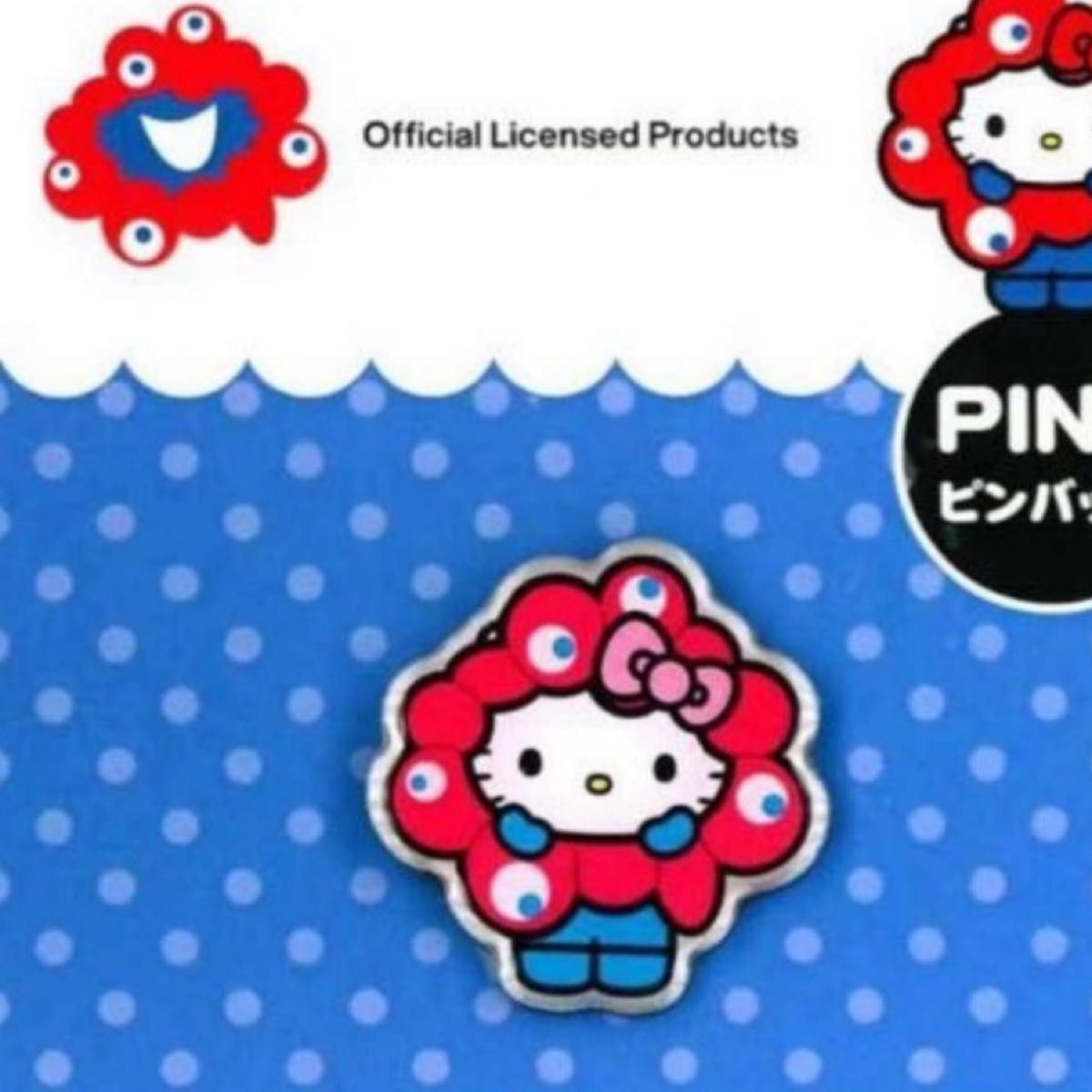 大阪関西万博 ハローキティ ミャクミャク なりきり ピンバッジ 新品