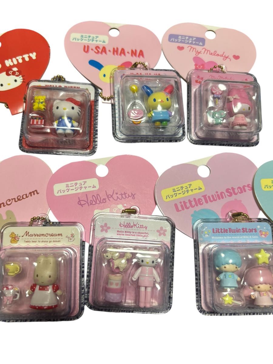 サンリオ ミニチュアパッケージチャーム セット 10種 ミニチュアトイ