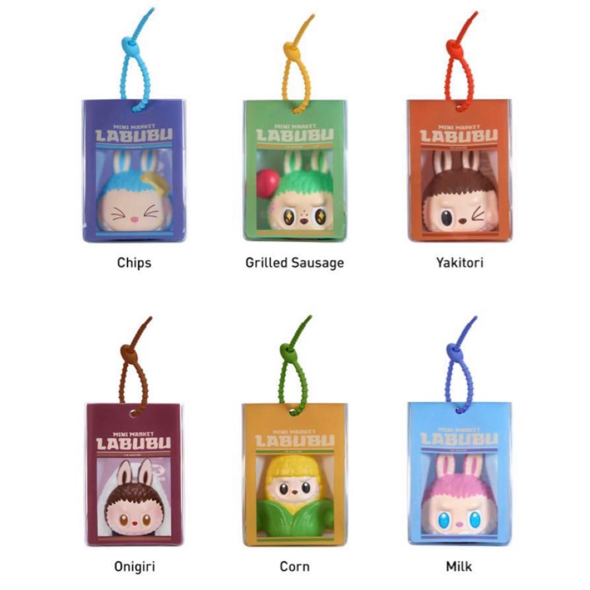 THE MONSTERS Wacky Mart ぷにぷにチャーム ラブブ アソートボックス 6