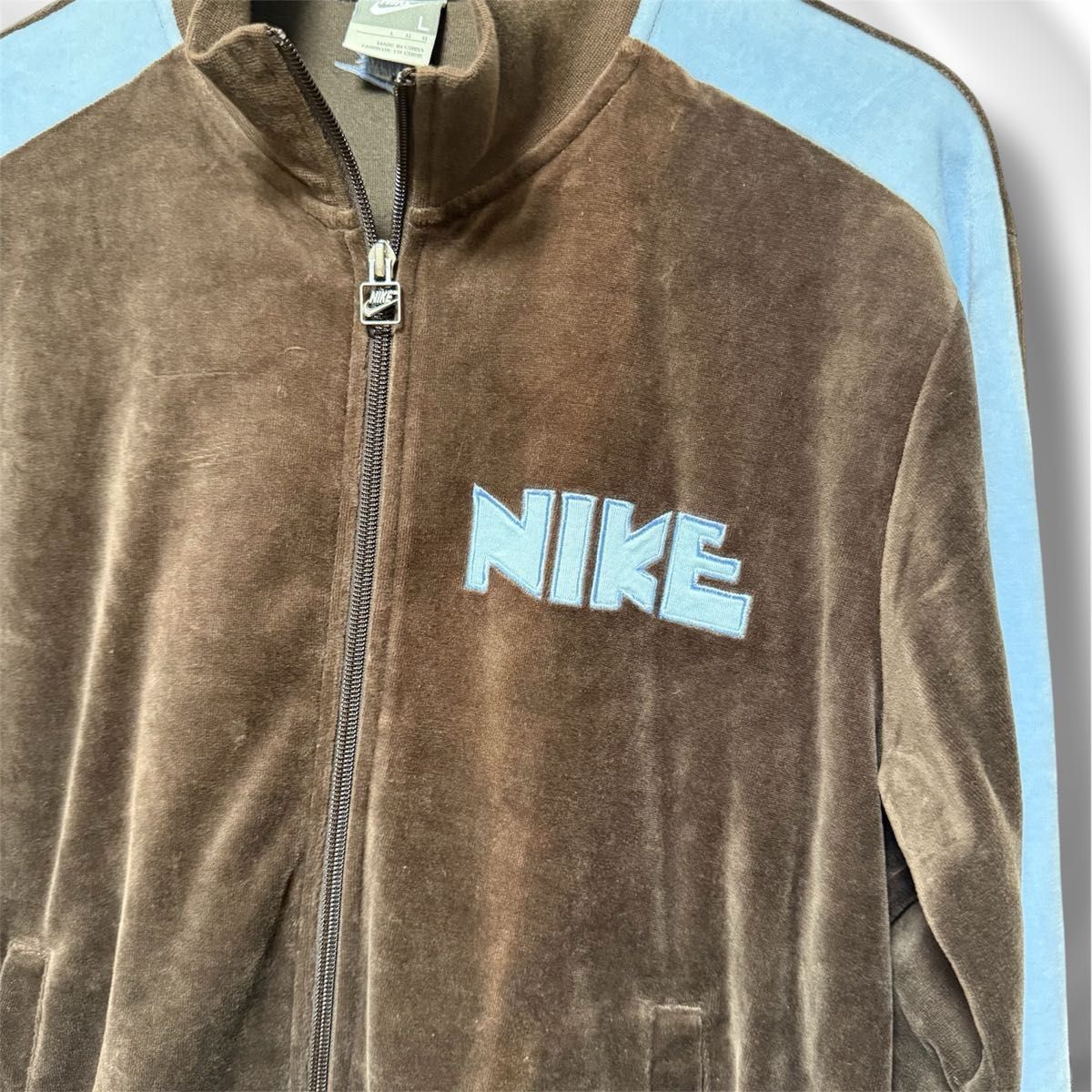 NIKE ナイキ ゴツナイキ トラックジャケット ベロア ジャージ Lサイズ
