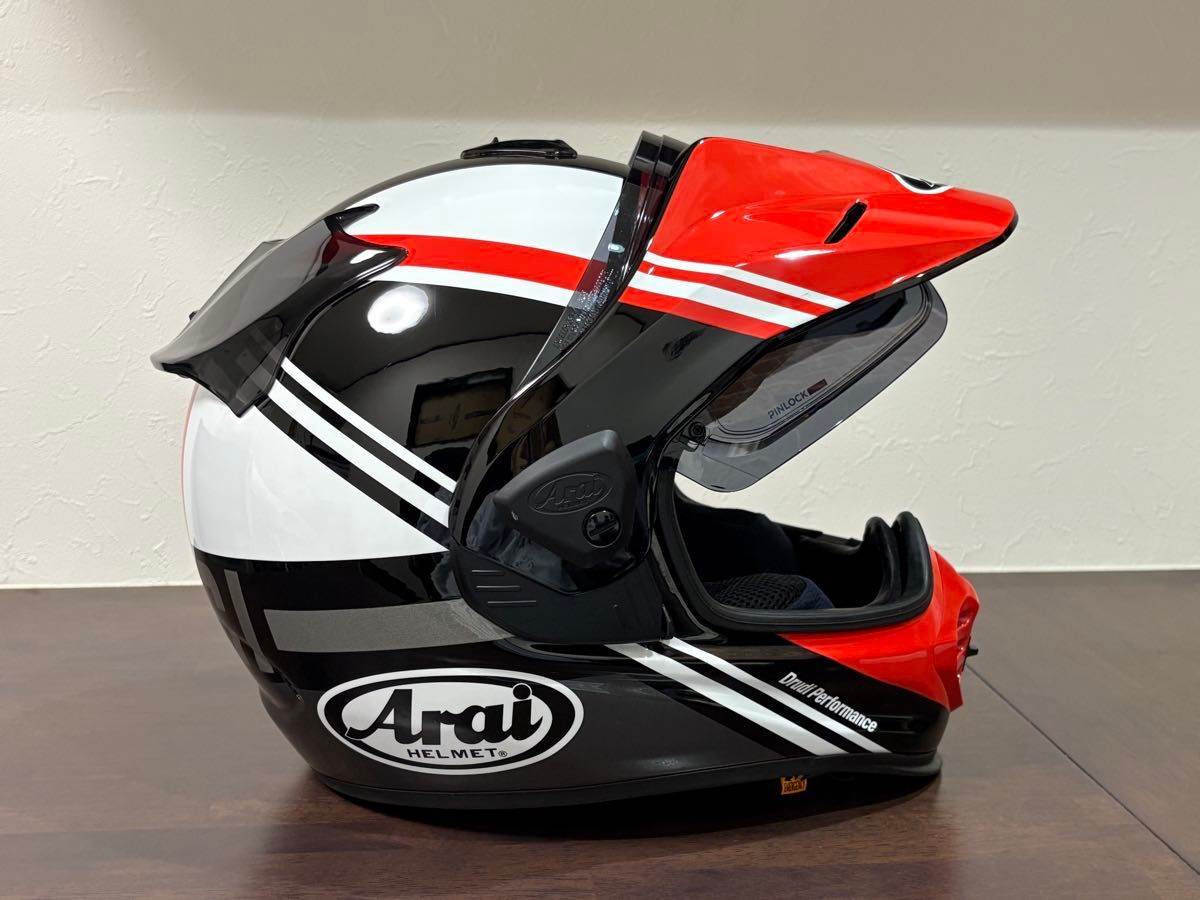 Arai TOUR-CROSS V ツアークロスV コスミックレッド サイズM アライ