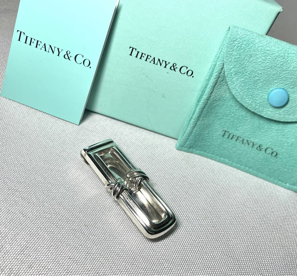 即決希少 TIFFANY ティファニー シグネチャー ダブルクロス