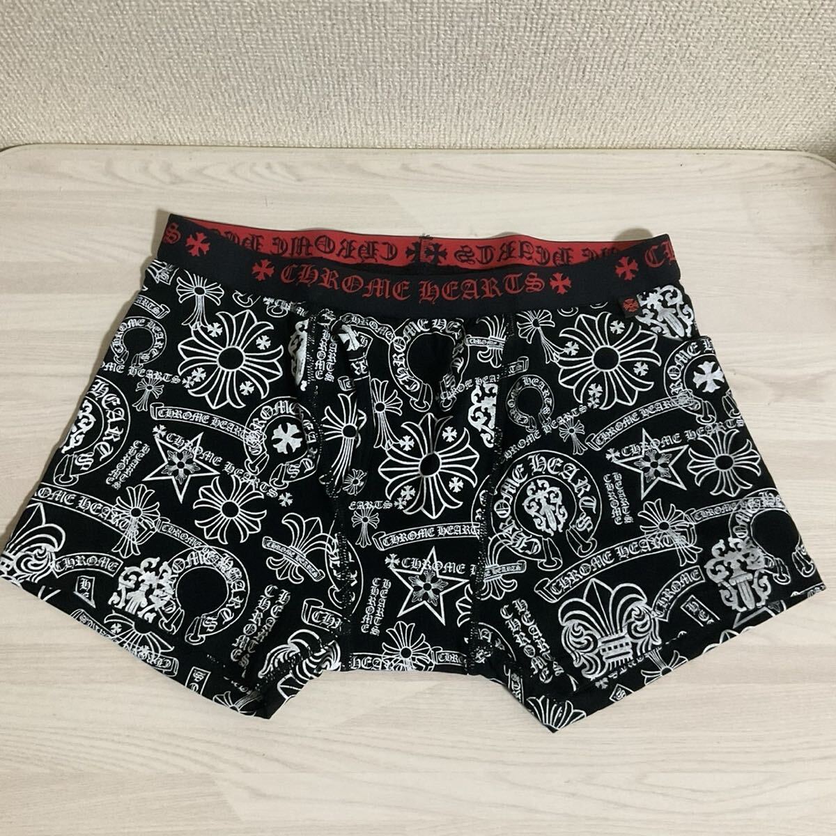CHROME HEARTS クロムハーツ ボクサーパンツ L 総柄BOXER BRIEF SHORTS
