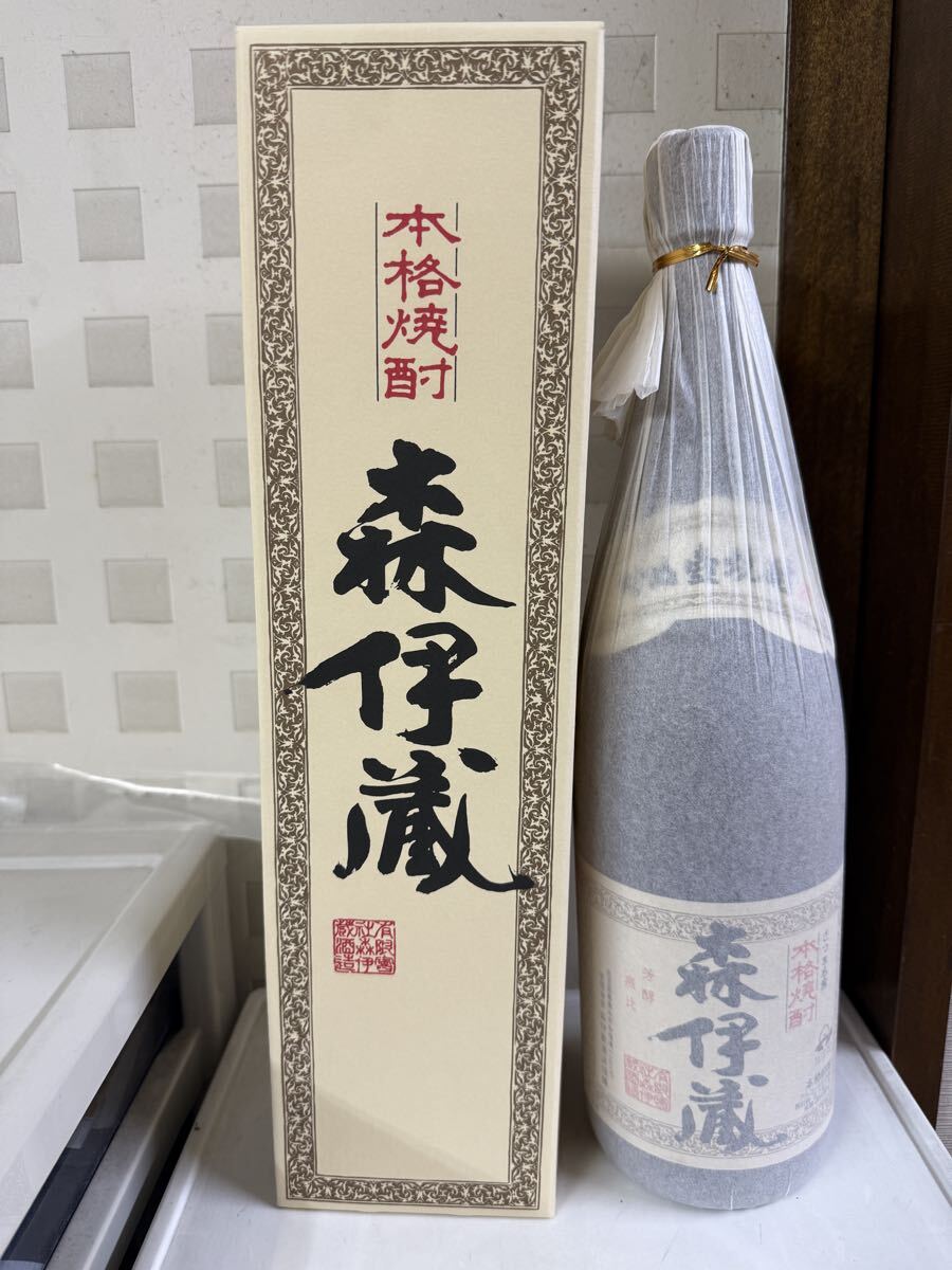 森伊蔵 1800ml 箱付き 木箱付 桐箱入り セット（箱 森伊蔵 1800ml 箱