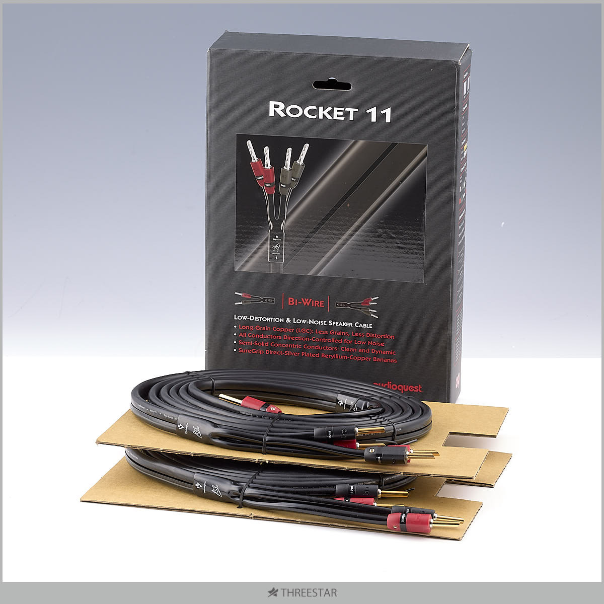audioquest Rocket 11 スピーカーケーブル 3m 【公式通販】