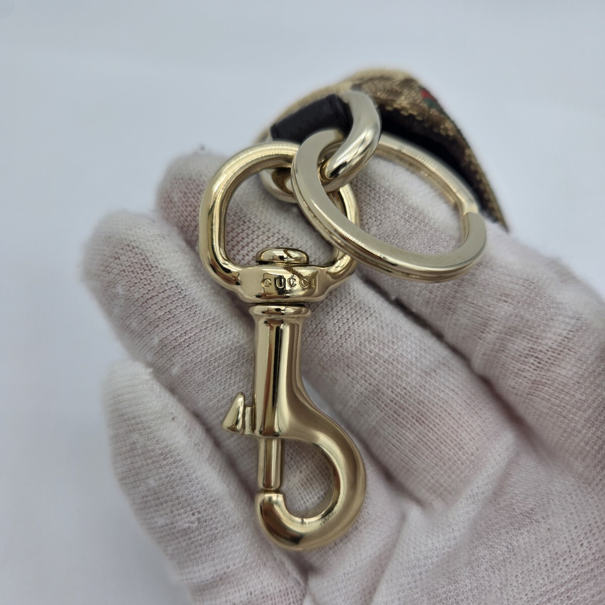 GUCCI キーホルダー キャップ 未使用に近い GUCCI グッチ キーホルダー