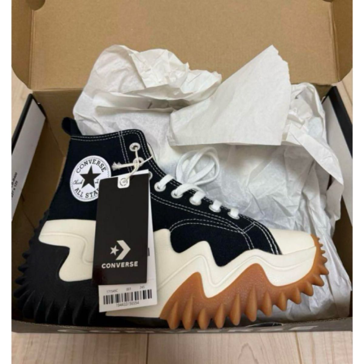 Converse 韓国限定 ランスターモーション 厚底スニーカー 24 5