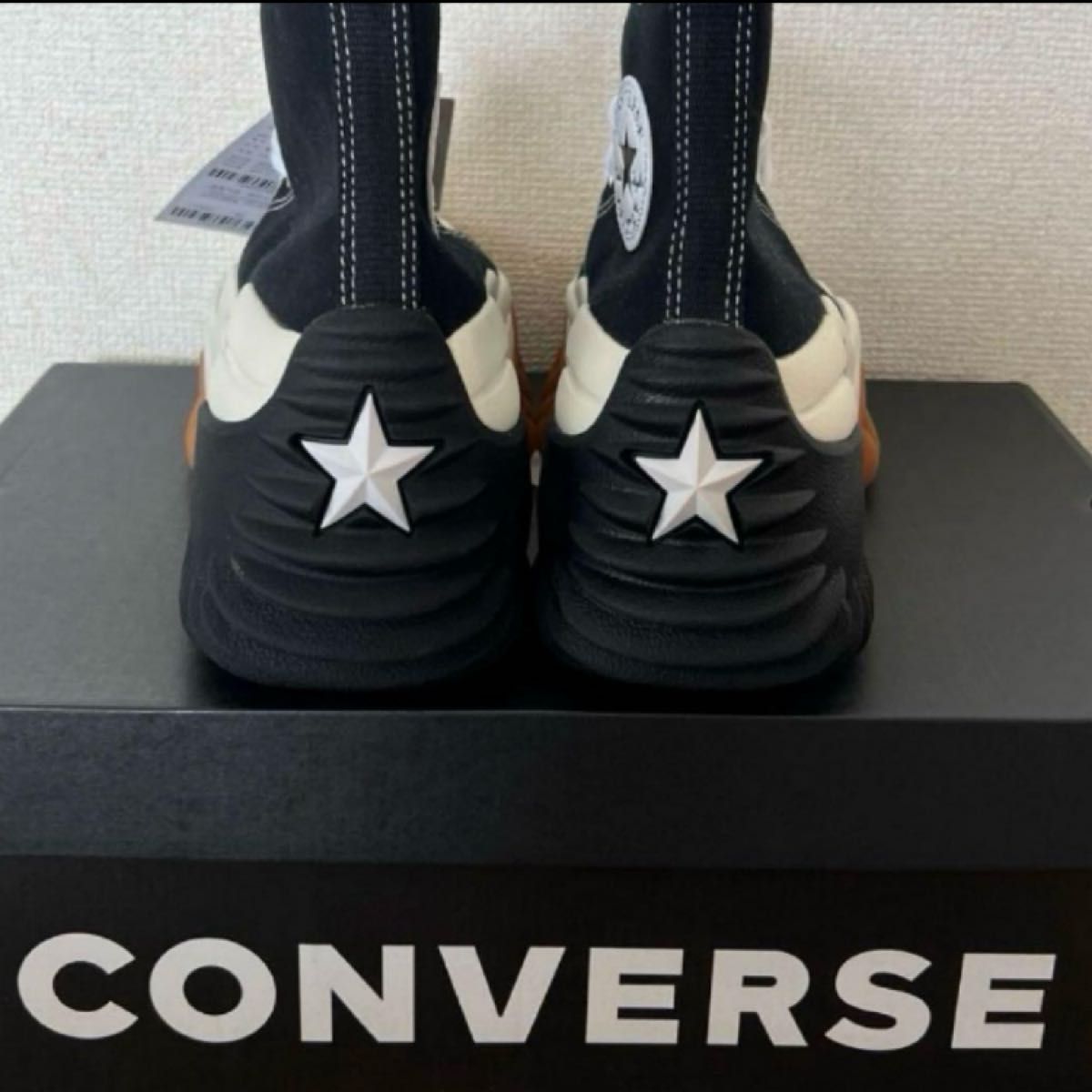 Converse 韓国限定 ランスターモーション 厚底スニーカー 24 5